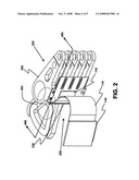 Flex cable assembly for vibration reduction in HDD applications diagram and image