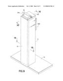 Universal Collection and Support Column for Diverse Electronic Candle Arrays diagram and image