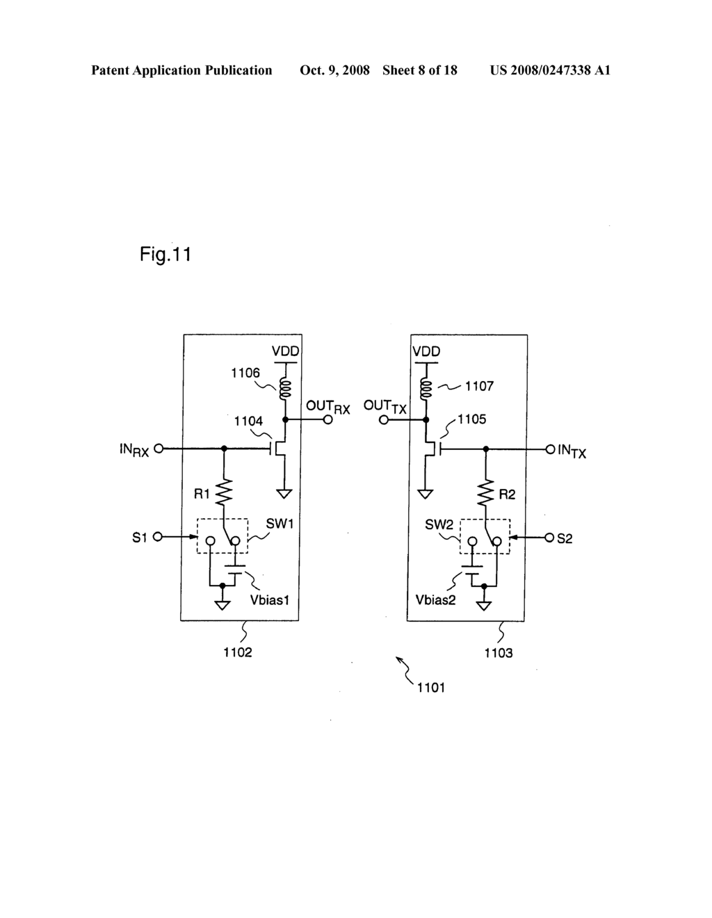 High-Frequency Amplifier, and Transmission/Reception System - diagram, schematic, and image 09