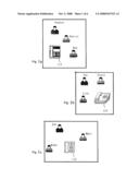 Multiple virtual telephones sharing a single physical address diagram and image