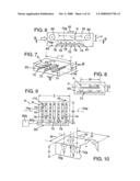 Nozzle-based, vapor-phase, plume delivery structure for use in production of thin-film deposition layer diagram and image