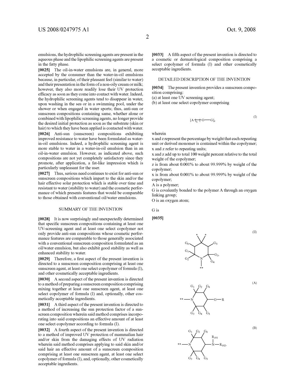 Sunscreen and personal care compositions comprising a select copolymer - diagram, schematic, and image 03