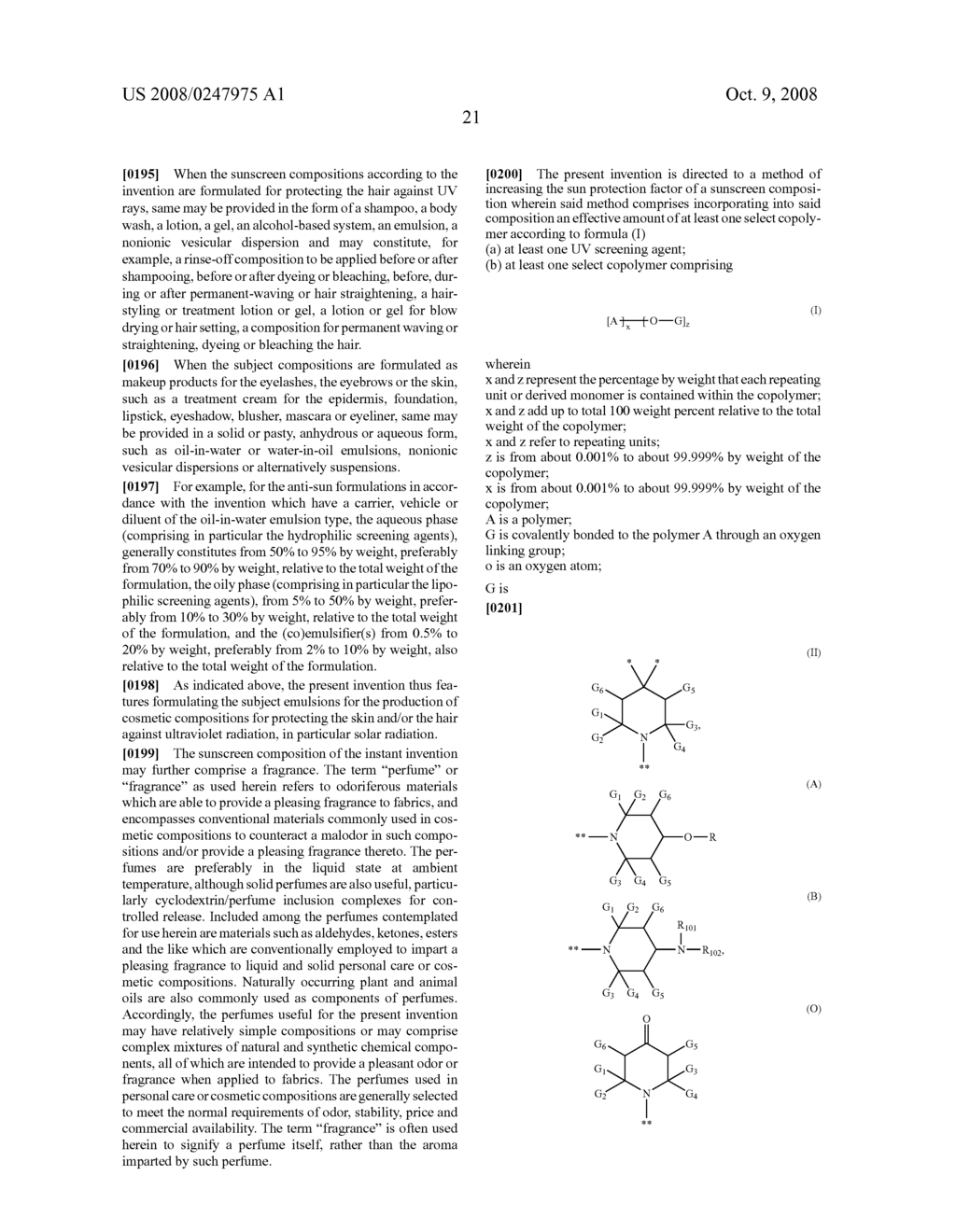 Sunscreen and personal care compositions comprising a select copolymer - diagram, schematic, and image 22