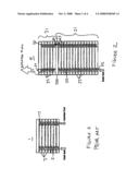 Solid oxide fuel cell column temperature equalization by internal reforming and fuel cascading diagram and image