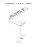 POWER STRIP FOR COMPUTER AND RELATED COMPUTER PERIPHERALS diagram and image