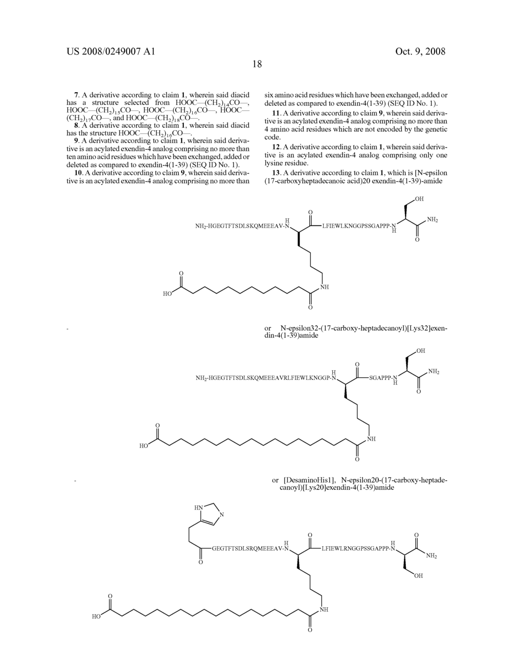 Protracted Exendin-4 Compounds - diagram, schematic, and image 19