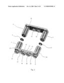 Motorised Pool-Cleaning Device Comprising Cantilevered Motor Movement Transmission Means diagram and image