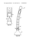 Multi-purpose bathroom cleaning tool diagram and image