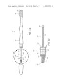 ILLUMINATED FLASHING TOOTHBRUSH AND METHOD OF USE diagram and image