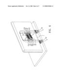 Sliding track assembly, hinge structure and sliding track assembly arrangement diagram and image