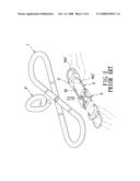 FASTENER FOR FASTENING TOGETHER TWO LACE SEGMENTS diagram and image