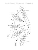 Method and arrangement for supplying essentially hollow bodies with equipment diagram and image