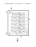 Method and arrangement for supplying essentially hollow bodies with equipment diagram and image