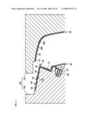 FOAM-MOLDED MEMBER HAVING SKIN AND METHOD OF MANUFACTURING FOAM-MOLDED MEMBER HAVING SKIN diagram and image
