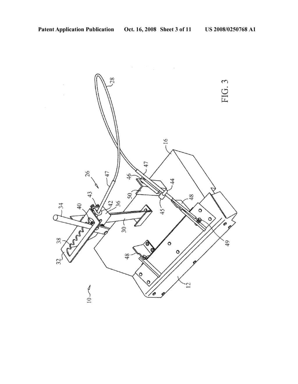 MULCH PLATE APPARATUS WITH ADJUSTABLE HANDLE MECHANISM - diagram, schematic, and image 04