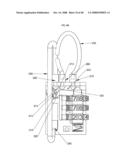 Security padlock having a secondary locking system diagram and image