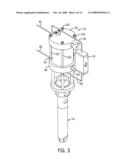 Pneumatically self-regulating valve diagram and image