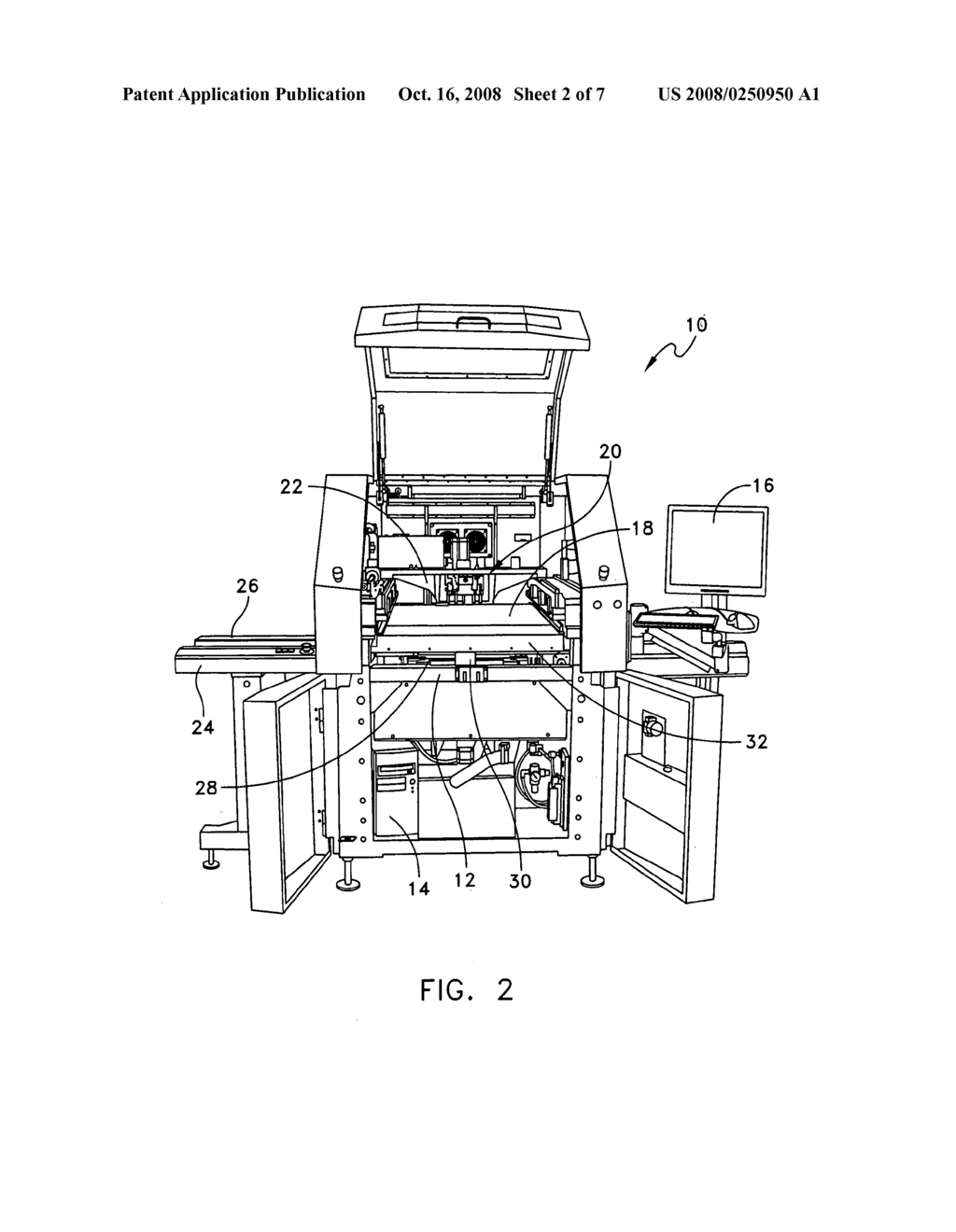 Method and apparatus for calibrating print head pressure and applying an accurate print pressure during production - diagram, schematic, and image 03