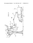 Tree and stump trimming and removal system diagram and image