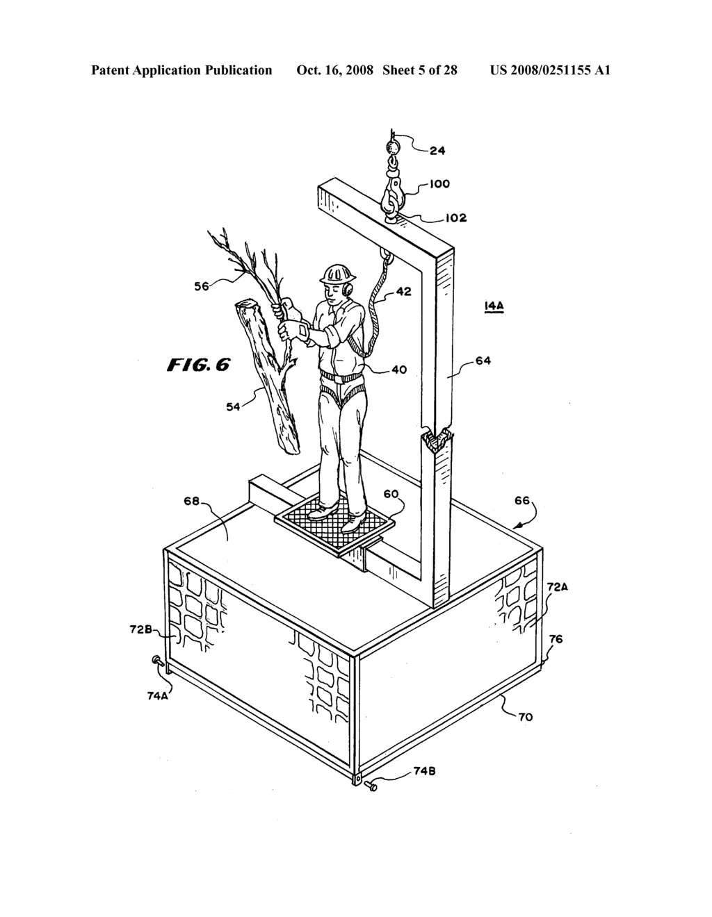 Tree and stump trimming and removal system - diagram, schematic, and image 06