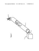 Deformed pipe method of extinguishing oil fires diagram and image