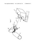 Deformed pipe method of extinguishing oil fires diagram and image