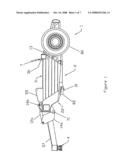 Scraping device and a system and a method for collecting materials diagram and image