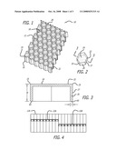 Acoustic septum cap honeycomb diagram and image