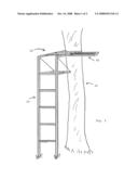 Tree stand shelf diagram and image