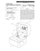 Jewelry box with electronic display apparatus diagram and image