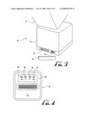 Jewelry box with electronic display apparatus diagram and image