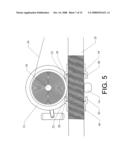 Fishing reel mount assembly diagram and image