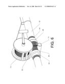 Fishing reel mount assembly diagram and image
