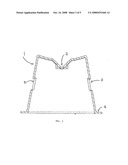 Toon jack, a support fixture designed to store, display and support watercraft, specifically pontoon boats, on dry land diagram and image