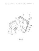 Quick-release hanging device diagram and image