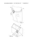 Quick-release hanging device diagram and image