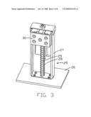 Display apparatus having height adjusting device diagram and image