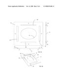 PORTABLE AND ADJUSTABLE STAND FOR LAPTOP COMPUTERS OR OTHER DEVICES diagram and image