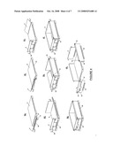 Foldable baking pan diagram and image