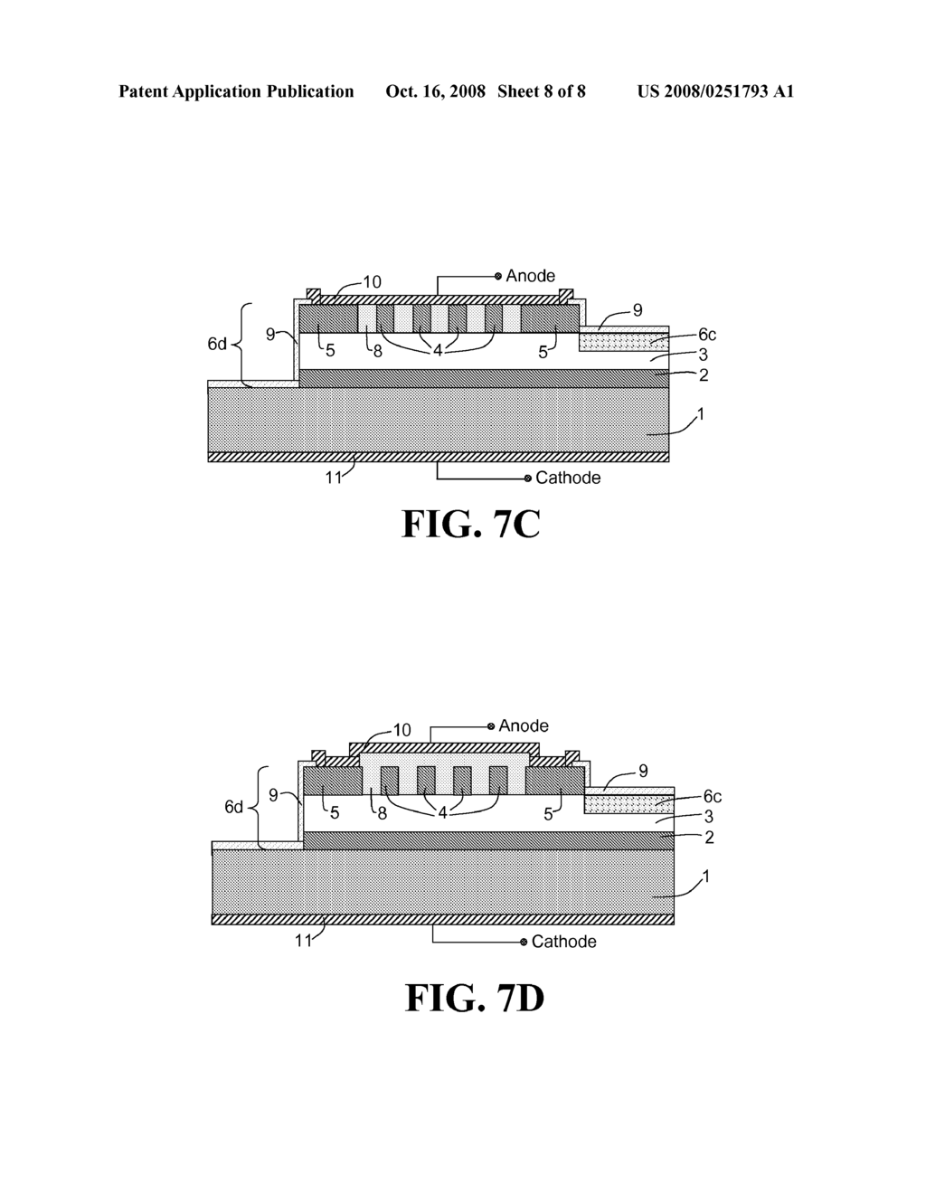 JUNCTION BARRIER SCHOTTKY RECTIFIERS HAVING EPITAXIALLY GROWN P+-N JUNCTIONS AND METHODS OF MAKING - diagram, schematic, and image 09