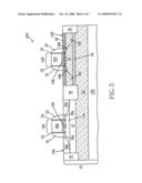 STRESSED FIELD EFFECT TRANSISTORS ON HYBRID ORIENTATION SUBSTRATE diagram and image