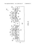 STRESSED FIELD EFFECT TRANSISTORS ON HYBRID ORIENTATION SUBSTRATE diagram and image