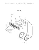 RECORDING SHEET CURL CORRECTING MECHANISM AND RECORDING SHEET CURL CORRECTING METHOD diagram and image