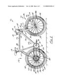 BICYCLE FRAME WITH DEVICE CAVITY diagram and image