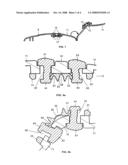 Airbag cover with an emblem diagram and image