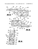 Swing and fold down tailgate actioning mechanism diagram and image