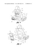 VEHICLE SEAT ASSEMBLY HAVING A MODULAR ACCESSORY SYSTEM AND METHOD OF MAKING THE SAME diagram and image