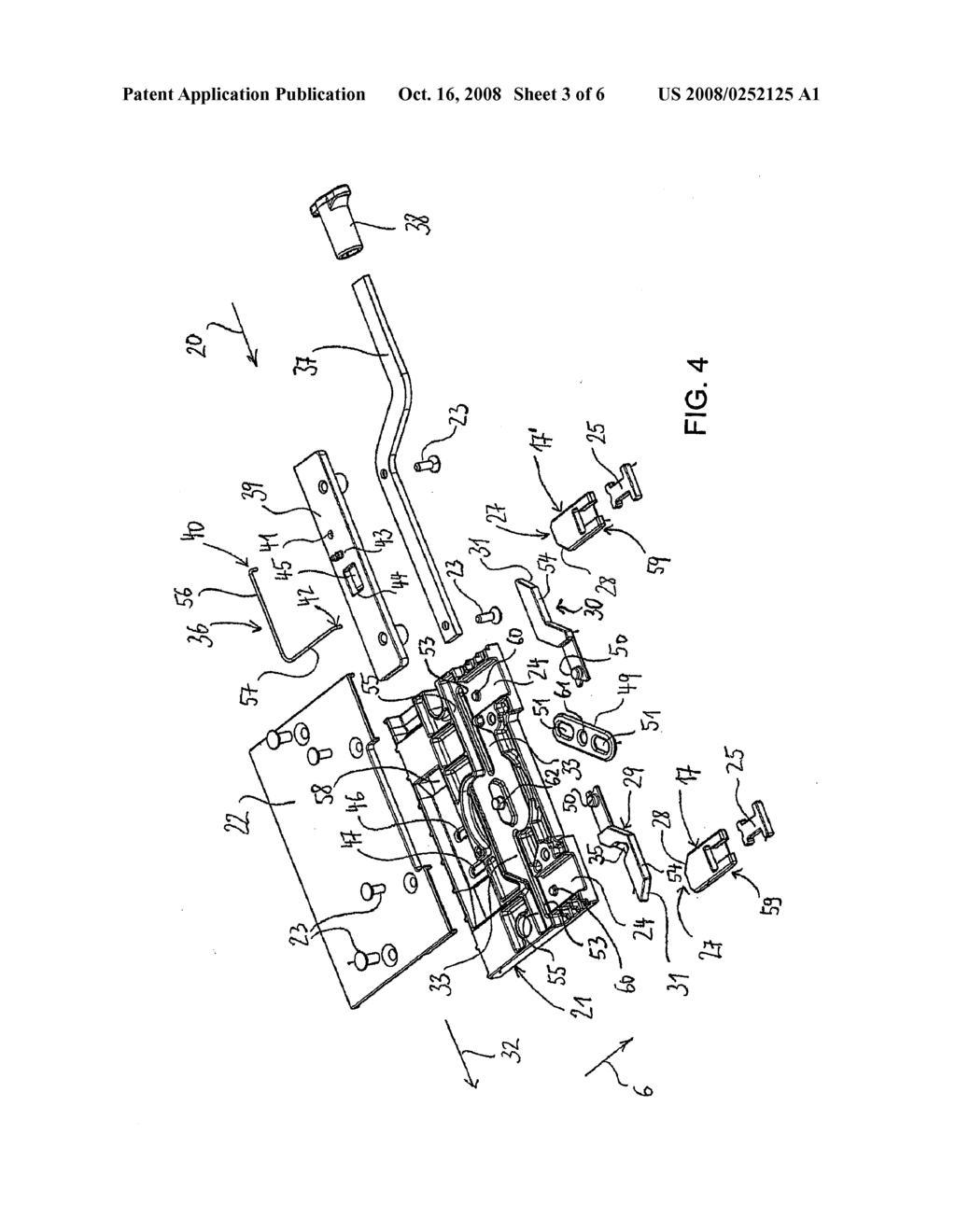 Device for Seat Tilt Adjustment of a Chair - diagram, schematic, and image 04