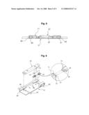 Height adjustment device for heavy equipment console box having weight balancing diagram and image