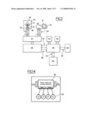 Device for analysing the composition of the contents of a receptacle including an analysis receptacle diagram and image